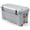 High Performance Wheeled Hard Case Cooler, Gray