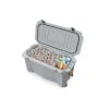High Performance Wheeled Hard Case Cooler, Gray