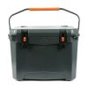26 Quart Electric Cooler, Portable Travel Thermo Electric Car Cooler, Gray