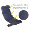 Solar Panel For Travel Foldable Waterproof Portable Plate for Outdoor USB 20W 6W 3W 5V Folding Chargeable for Phone Battery